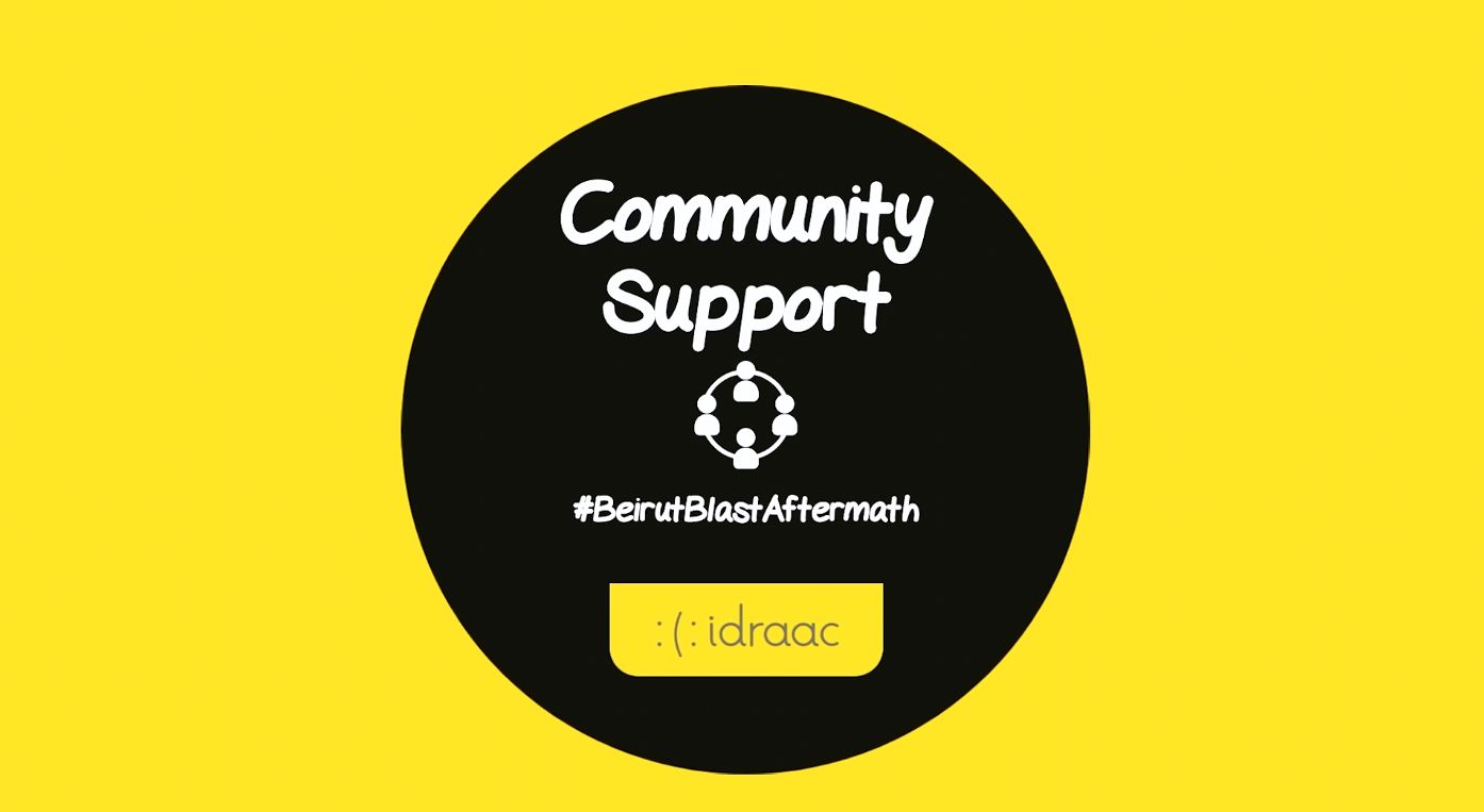 Community Support #BeirutBlastAftermath