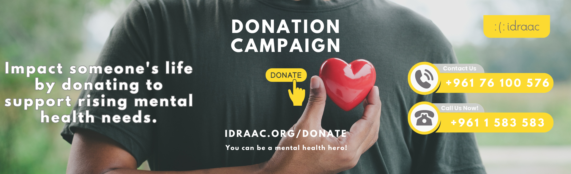 Idraac launches a donation campaign
