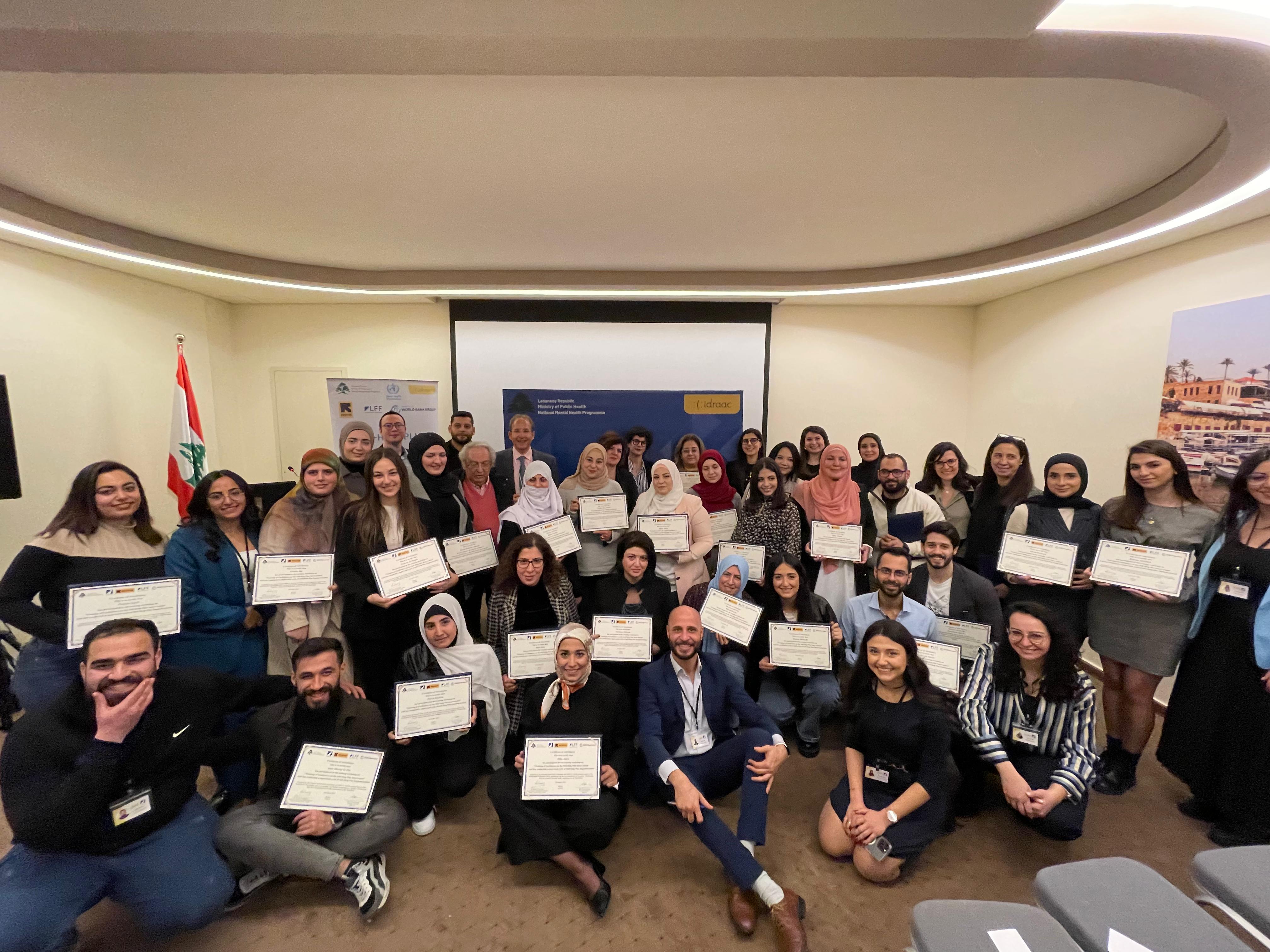 Celebrating the successful implementation of a First-Ever Stress Management Initiative in Lebanon
